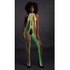 Купить Зеленый кэтсьюит Bodystocking with Halterneck код товара: OU835GLOOS/Арт.430282. Секс-шоп в СПб - EROTICOASIS | Интим товары для взрослых 