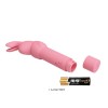 Фото товара: Нежно-розовый вибростимулятор в форме кролика Gerardo, код товара: BI-300008/Арт.430596, номер 5