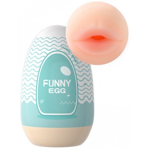 Купить Мастурбатор-ротик Funny Egg код товара: 92373-5/Арт.430987. Секс-шоп в СПб - EROTICOASIS | Интим товары для взрослых 
