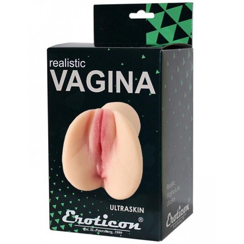 Фото товара: Телесный реалистичный мастурбатор-вагина и анус 3D, код товара: 220153/Арт.430988, номер 1