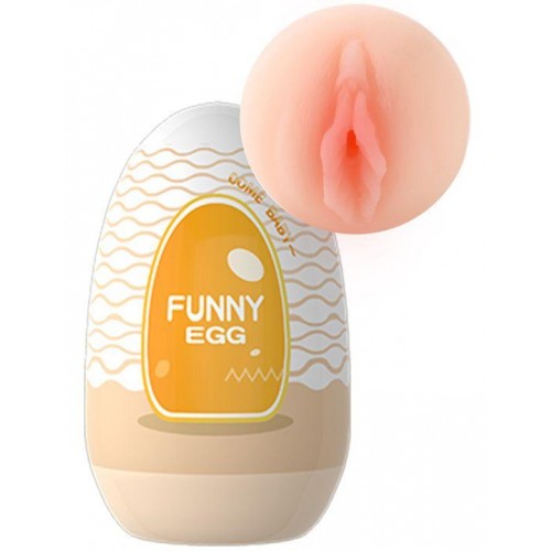 Купить Мастурбатор-вагина в форме яйца Funny Egg код товара: 92373-1/Арт.430989. Секс-шоп в СПб - EROTICOASIS | Интим товары для взрослых 