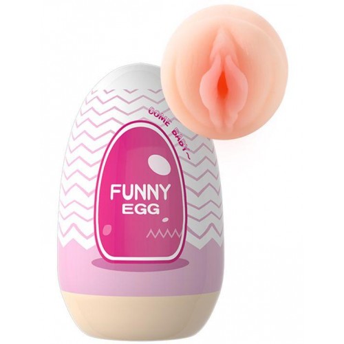 Купить Мастурбатор-яйцо Funny Egg с входом-вагиной код товара: 92373-3/Арт.430991. Секс-шоп СПб - EROTICOASIS | Интим интернет-магазин для взрослых 