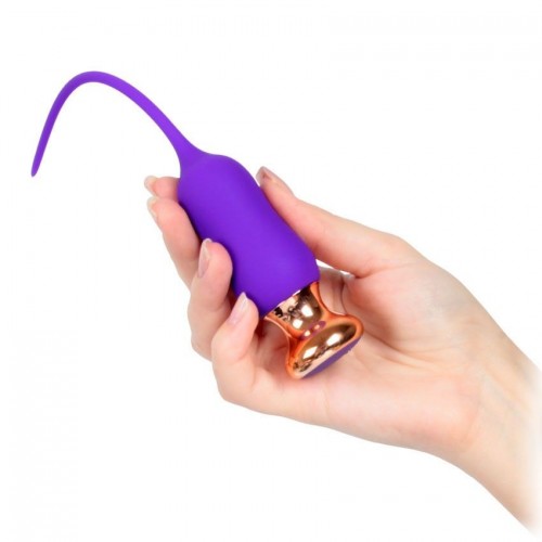 Фото товара: Фиолетовый тонкий стимулятор Nipple Vibrator - 23 см., код товара: MY-1702/Арт.433666, номер 8