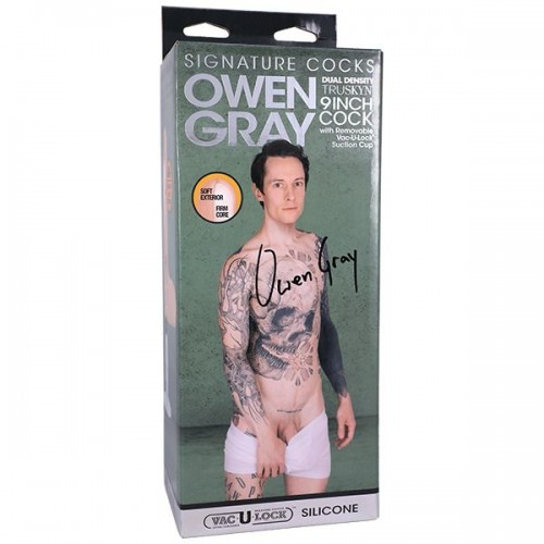 Фото товара: Телесный фаллоимитатор на съемной присоске Owen Gray Signature Cocks - 23,5 см., код товара: 8160-25-BX/Арт.433685, номер 1