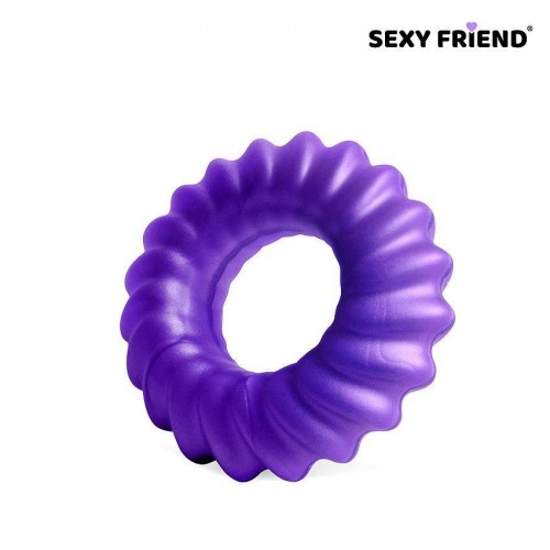 Купить Фиолетовое фигурное эрекционное кольцо код товара: SF-40208/Арт.435397. Секс-шоп в СПб - EROTICOASIS | Интим товары для взрослых 