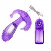 Фото товара: Фиолетовый вибростимулятор с шипами на головке - 14,3 см., код товара: BI-014037/Арт.435758, номер 2