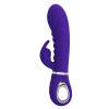 Купить Фиолетовый вибратор-кролик с рёбрышками Prescott - 20 см. код товара: BI-014635-3/Арт.435791. Секс-шоп в СПб - EROTICOASIS | Интим товары для взрослых 