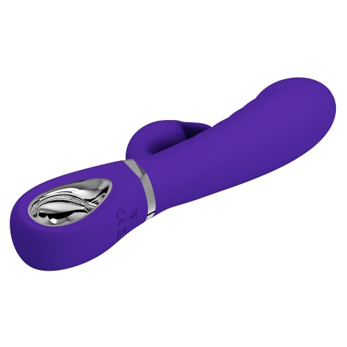 Фото товара: Фиолетовый вибратор-кролик с рёбрышками Prescott - 20 см., код товара: BI-014635-3/Арт.435791, номер 2