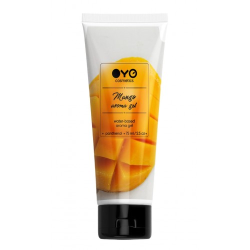 Купить Лубрикант на водной основе OYO Aroma Gel Mango с ароматом манго - 75 мл. код товара: OYO-MANG/Арт.437218. Секс-шоп в СПб - EROTICOASIS | Интим товары для взрослых 
