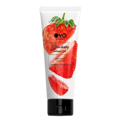 Купить Лубрикант на водной основе OYO Aroma Gel Strawberry с ароматом клубники - 75 мл. код товара: OYO-STR/Арт.437221. Секс-шоп СПб - EROTICOASIS | Интим интернет-магазин для взрослых 