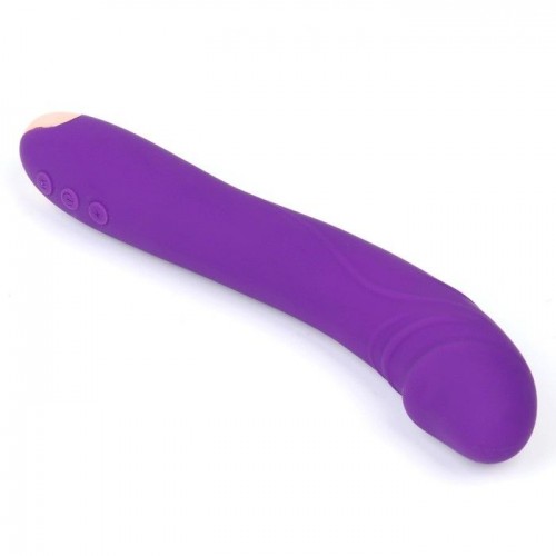 Фото товара: Фиолетовый вибратор для стимуляции точки G - 22 см., код товара: 9919749/Арт.442831, номер 2