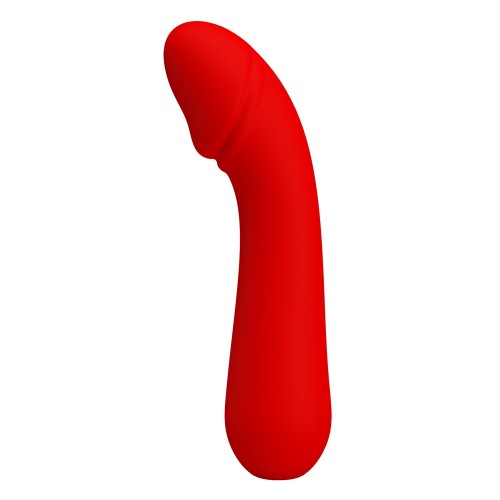 Купить Красный силиконовый вибратор Cetus для G-точки - 15 см. код товара: BI-014723-2/Арт.442945. Секс-шоп в СПб - EROTICOASIS | Интим товары для взрослых 