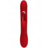 Фото товара: Красный ударный вибратор Anal G-Hit с анальной цепочкой - 24 см., код товара: ZD068-RD/Арт.443183, номер 2