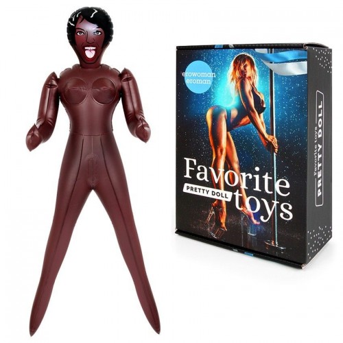 Фото товара: Темнокожая секс-кукла Шарлиз с 3 рабочими отверстиями, код товара: EE-10286/Арт.451836, номер 1