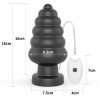 Фото товара: Черная анальная вибровтулка 7 King Sized Vibrating Anal Cracker - 18 см., код товара: LV120115/Арт.452031, номер 1