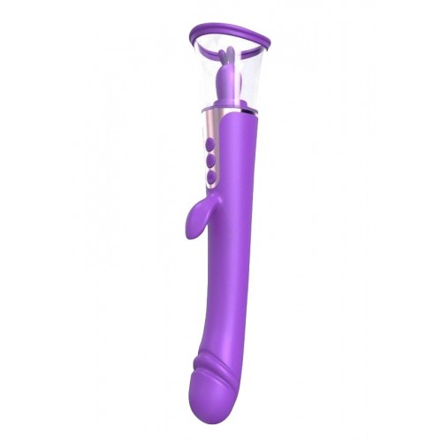 Купить Фиолетовый двусторонний вибростимулятор Esther - 26,5 см. код товара: SHD-S470/Арт.457304. Секс-шоп в СПб - EROTICOASIS | Интим товары для взрослых 