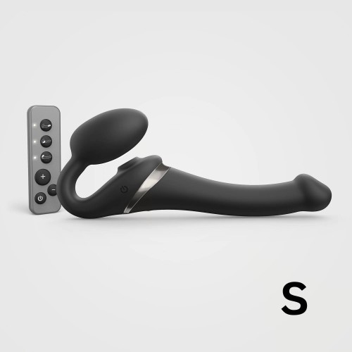 Фото товара: Черный безремневой страпон Multi Orgasm Size S с клиторальной стимуляцией, код товара: 6017340/Арт.457478, номер 1