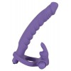 Купить Фиолетовая насадка на пенис для двойной стимуляции Los Analos - 16 см. код товара: 05834480000/Арт.56723. Секс-шоп в СПб - EROTICOASIS | Интим товары для взрослых 