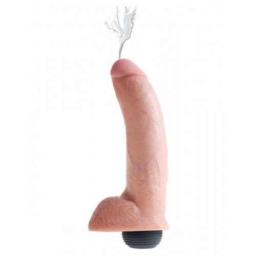 Купить Телесный фаллоимитатор с эффектом семяизвержения Squirting Cock with Balls - 22,9 см. код товара: PD5603-21/Арт.61121. Секс-шоп СПб - EROTICOASIS | Интим интернет-магазин для взрослых 