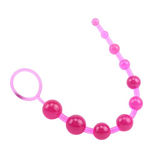 Купить Розовая анальная цепочка с колечком Sassy Anal Beads - 26,7 см. код товара: CN-331223110/Арт.62206. Секс-шоп в СПб - EROTICOASIS | Интим товары для взрослых 