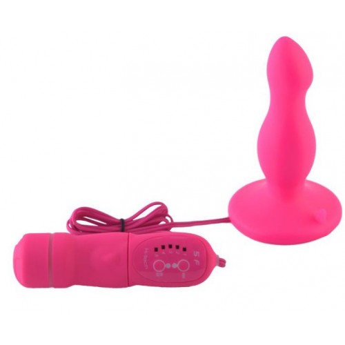 Фото товара: Розовая вибровтулка с  5 режимами вибрации POPO Pleasure - 10,5 см., код товара: 731324 / Арт.62480, номер 1