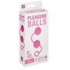 Фото товара: Розовые вагинальные шарики с ребристым рельефом, код товара: 20574/Арт.63757, номер 1