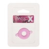 Фото товара: Розовое эрекционное кольцо с ушками для удобства надевания BASICX TPR COCKRING PINK, код товара: 20674/Арт.63785, номер 1
