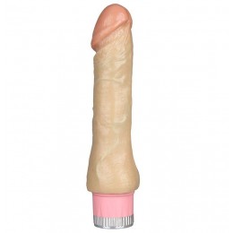 Телесный вибратор-реалистик REALSTUFF 7INCH VIBRATOR - 17,8 см.