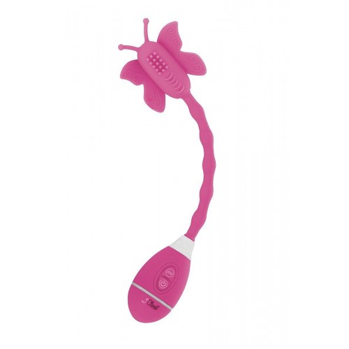 Фото товара: Розовый вибростимулятор-бабочка на ручке THE CELINE BUTTERFLY, код товара: 390009/Арт.64929, номер 2