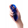 Фото товара: Синяя анальная пробка из стекла с ручкой-кольцом - 14 см., код товара: 912252/Арт.66456, номер 2