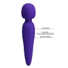 Фото товара: Фиолетовый wand-вибратор Meredith, код товара: BI-014668-3/Арт.460058, номер 5