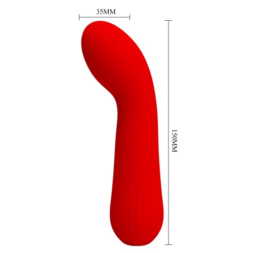 Фото товара: Красный гнущийся вибратор Faun - 15 см., код товара: BI-014724-2/Арт.460060, номер 3