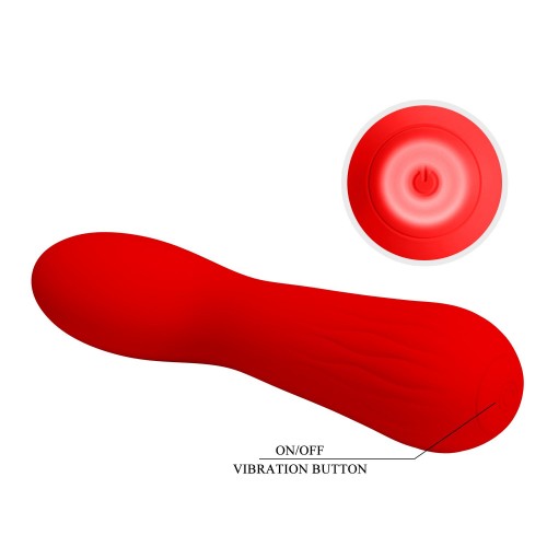 Фото товара: Красный гнущийся вибратор Faun - 15 см., код товара: BI-014724-2/Арт.460060, номер 4