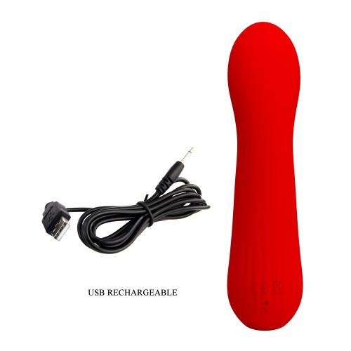 Фото товара: Красный гнущийся вибратор Faun - 15 см., код товара: BI-014724-2/Арт.460060, номер 5