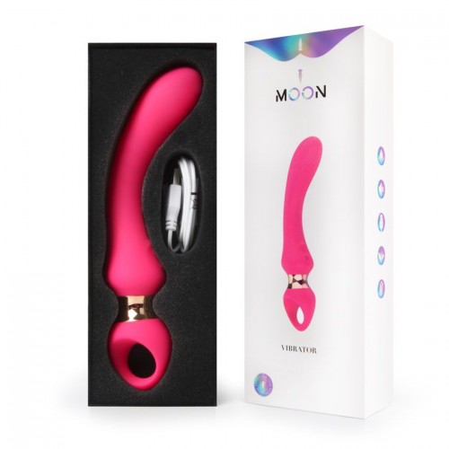 Фото товара: Розовый изогнутый вибромассажер Moon Vibrator - 21,1 см., код товара: MY- 225/Арт.460387, номер 10