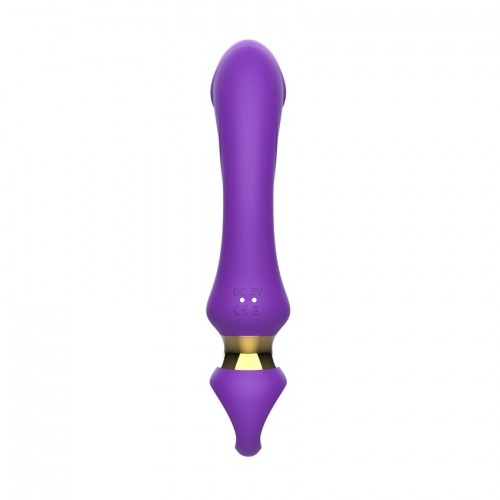 Фото товара: Фиолетовый изогнутый вибромассажер Moon Vibrator - 21,1 см., код товара: MY- 226/Арт.460388, номер 3