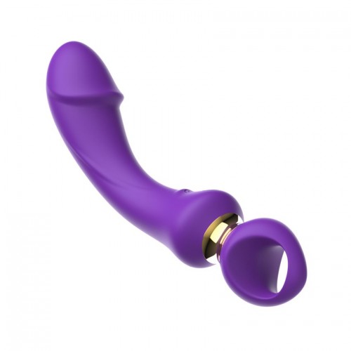 Фото товара: Фиолетовый изогнутый вибромассажер Moon Vibrator - 21,1 см., код товара: MY- 226/Арт.460388, номер 4