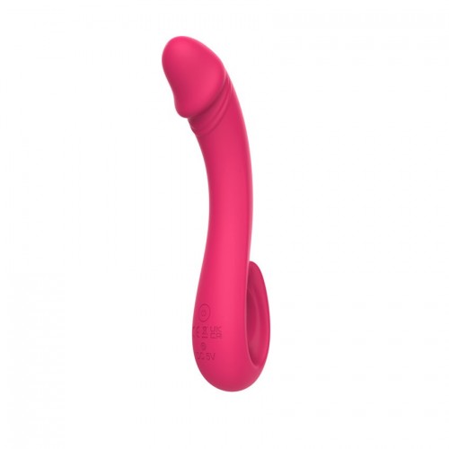Купить Розовый изогнутый вибромассажер-реалистик - 19,4 см. код товара: MY-248/Арт.460389. Секс-шоп в СПб - EROTICOASIS | Интим товары для взрослых 