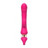 Фото товара: Розовый вибратор-кролик с ручкой-кольцом - 24,6 см., код товара: MY-227/Арт.463149, номер 3