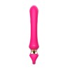 Фото товара: Розовый вибратор-кролик с ручкой-кольцом - 24,6 см., код товара: MY-227/Арт.463149, номер 4