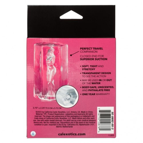 Фото товара: Прозрачный мастурбатор Crystal с внутренним рельефом в виде женского тела, код товара: SE-0892-05-3/Арт.472370, номер 5