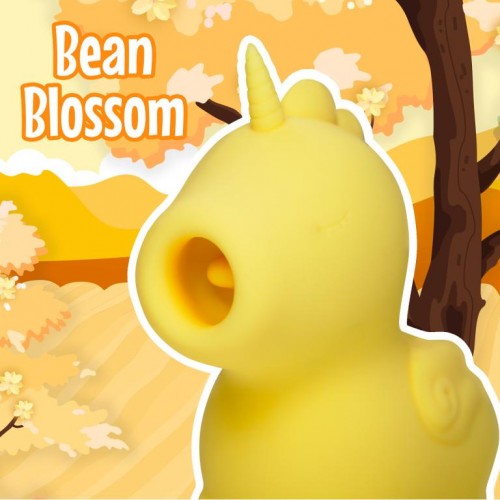 Фото товара: Желтый клиторальный вибромассажер Unihorn Bean Blossom с подвижным язычком, код товара: UNIBB/Арт.485420, номер 5