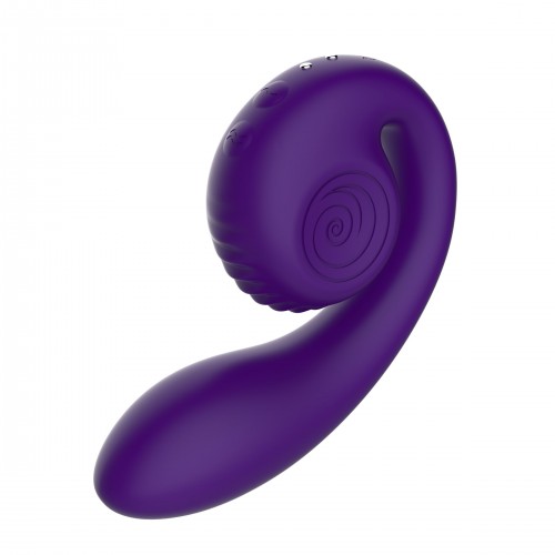 Купить Фиолетовый вибромассажёр SVibe Gizi код товара: SnailVG-P/Арт.485506. Секс-шоп в СПб - EROTICOASIS | Интим товары для взрослых 
