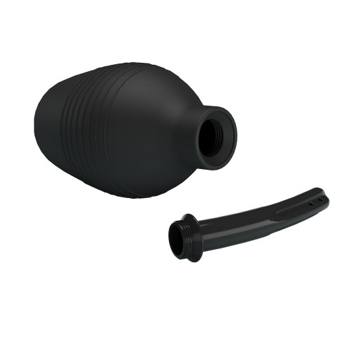 Фото товара: Черный анальный душ с гибким наконечником, код товара: QX-003-MR-1/Арт.489882, номер 1