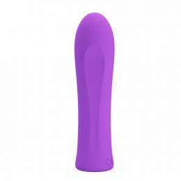 Фиолетовый мини-вибратор Alfreda - 10,2 см.