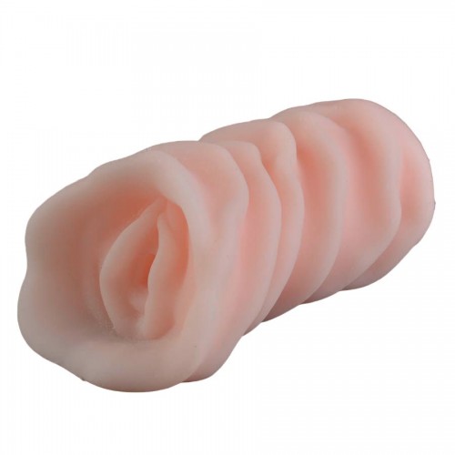 Фото товара: Телесный мастурбатор-вагина с нежными складочками, код товара: M-004/Арт.490064, номер 1