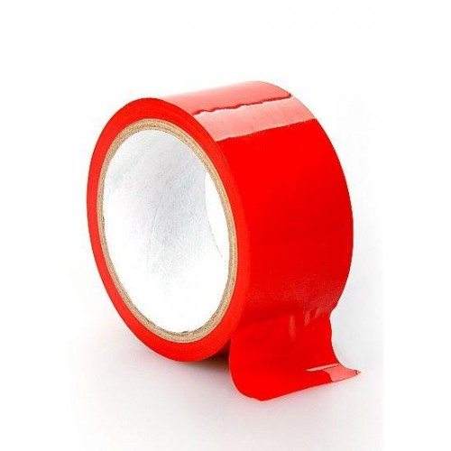 Купить Красная лента для связывания Bondage Tape Red код товара: OUBT001RED/Арт.67042. Секс-шоп в СПб - EROTICOASIS | Интим товары для взрослых 