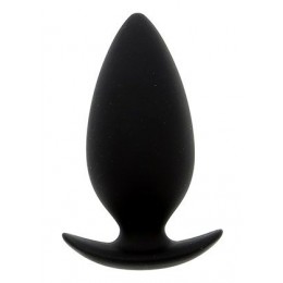 Чёрная анальная пробка BOOTYFUL ANAL PLUG MEDIUM BLACK - 9,8 см.