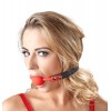 Фото товара: Силиконовый кляп-шар на чёрных ремешках Red Gag silicone, код товара: 24918693001/Арт.68922, номер 1