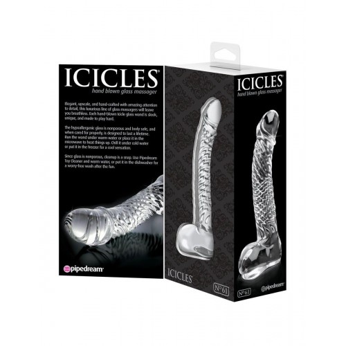 Фото товара: Анальный стимулятор Icicles №61 - 16,5 см., код товара: PD2961-00/Арт.68948, номер 3